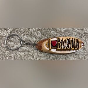 I ❤️BAGUIO Wood Keychain